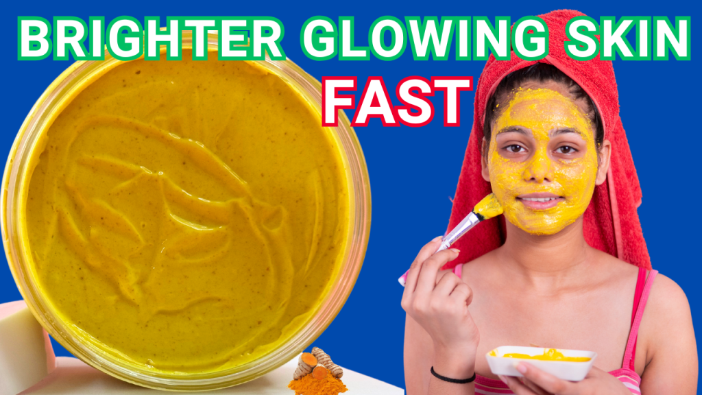 Homemade Turmeric Face Mask for Brightening and Glowing&nbsp;Skin